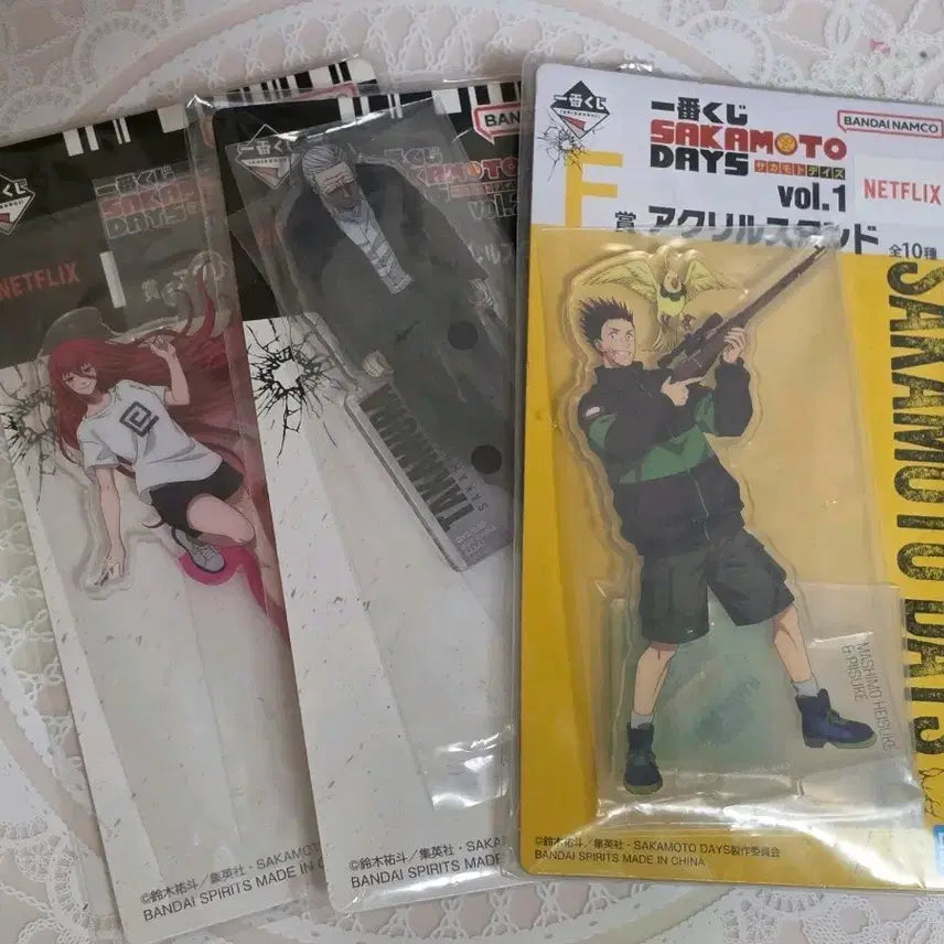 [BUNJANG] Sakamoto Days Kuji Acrylic Stand Set (Bundle, Sealed) / 사카모토데이즈 쿠지 아크릴스탠드 세트 일괄 미개봉