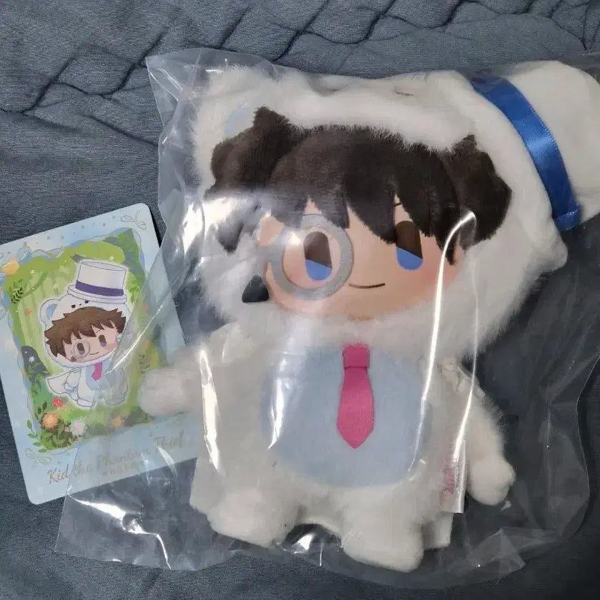 [BUNJANG] Detective Conan Kaito Kid Plush Keychain Doll / ldcx 명탐정코난 누이 키링 괴도키드 인형