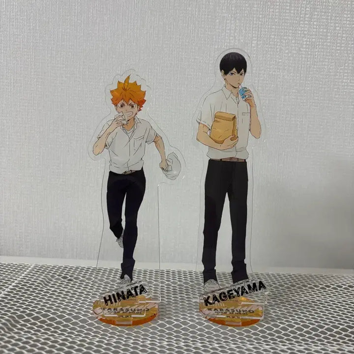 [BUNJANG] Haikyuu!! Lunch Acrylic Standee Set - Hinata &amp; Kageyama / 하이큐 점심 아크릴 히나타 카게야마 일괄