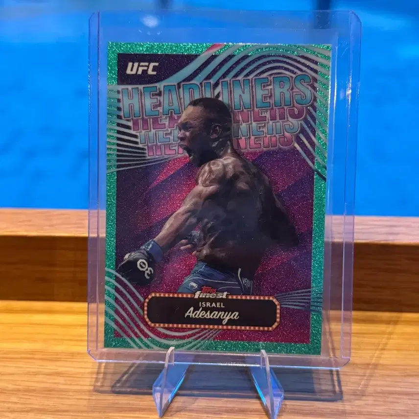 [BUNJANG] UFC Adesanya Topps Finest Headliners Card / UFC 아데산야 Topps Finest 헤드라이너 카드