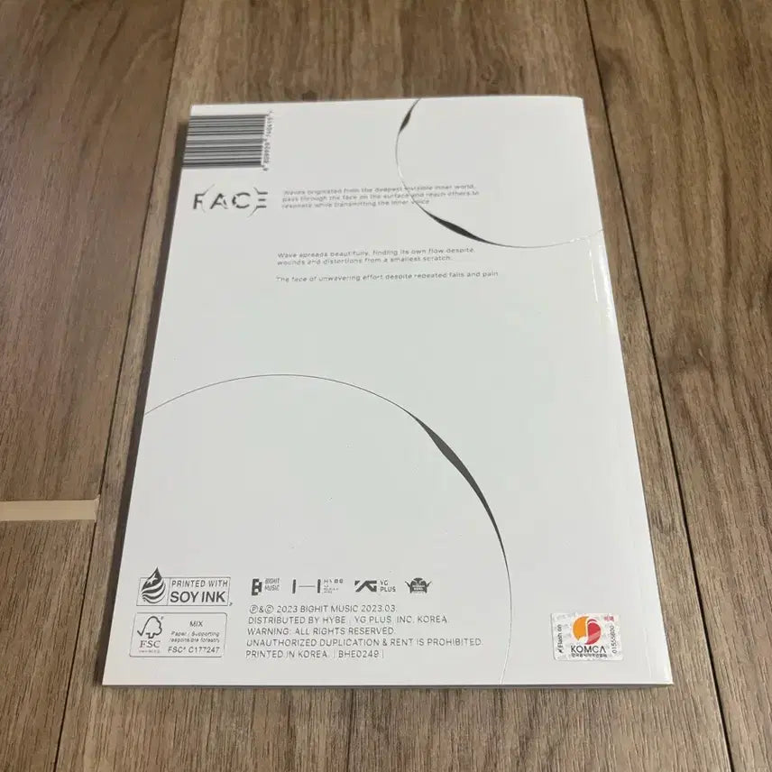 [BUNJANG] BTS Jimin FACE Solo Album Signed (Unsealed) / BTS 지민 FACE 솔로 앨범 싸인반