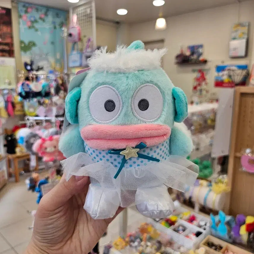 [BUNJANG] Sanrio Hangyodon Ballerina Mascot Plush Keychain / 산리오 한교동 발레리나 마스코트 인형키링