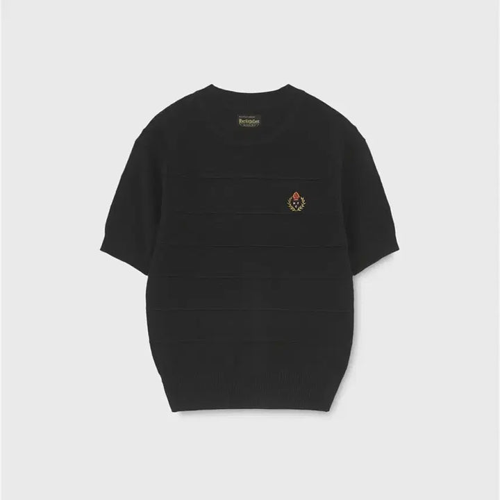[BUNJANG] Heritagefloss CREST MERINO WOOL Short Sleeve Knit / 헤리티지플로스 CREST MERINO WOOL 반팔 니트