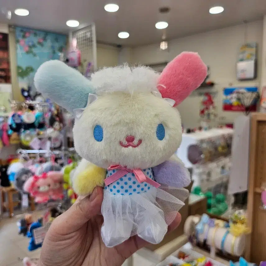 [BUNJANG] Sanrio Usahana Ballet Mascot Doll Keychain / 산리오 우사하나 발레 마스코트 인형키링