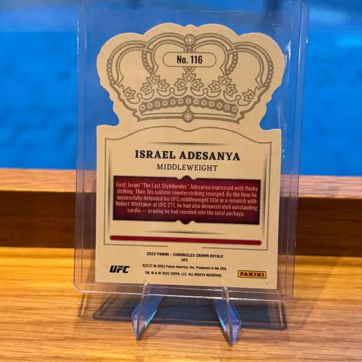 [BUNJANG] UFC Israel Adesanya Player Card / UFC 이스라엘 아데산야 선수 카드