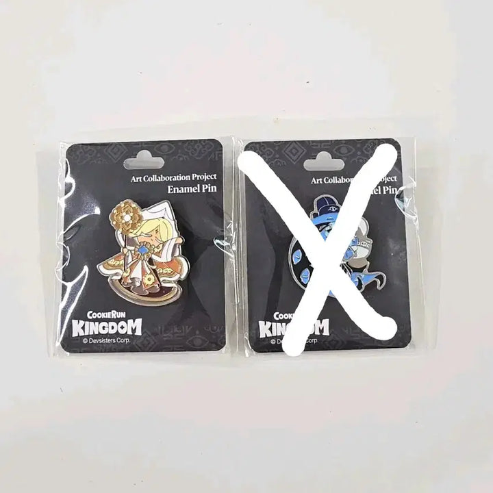 [BUNJANG] Cookierun Kingdom Seafoam Cookie Enamel Pin Button / 쿠키런 킹덤 퓨바 에나멜 핀버튼 핀빼찌