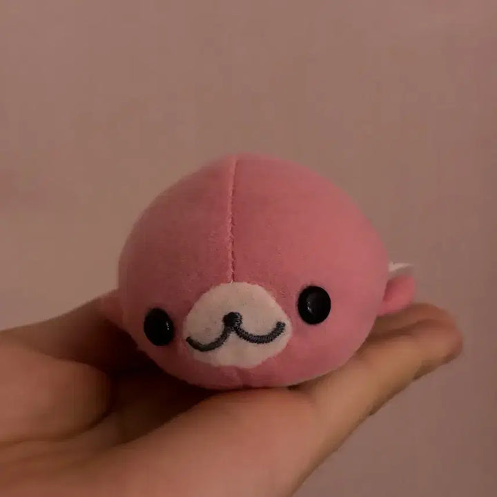 [BUNJANG] Pink Sesame Mamegoma Plush Doll / 핑크 참깨 마메고마 인형