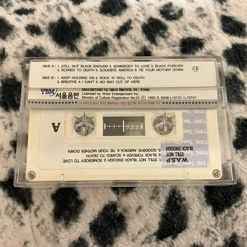 [BUNJANG] W.A.S.P. 6th Album Heavy Metal Cassette Tape / 와스프 W.A.S.P. 6집 헤비메탈 카세트테이프