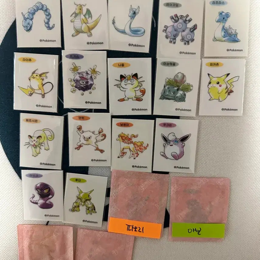 [BUNJANG] Pokemon 30th Anniversary Artwork Sticker / 포켓몬 아트웍 30주년띠부씰