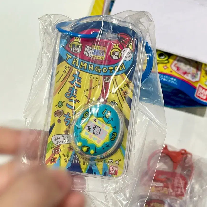 [BUNJANG] Tamagotchi Food Toy Custom Keychain (Blue) / (블루) 다마고치 식완 커스텀 키링