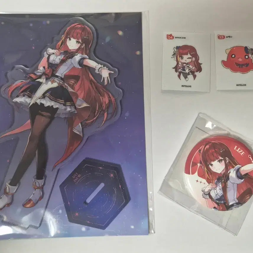 [BUNJANG] Stella Live Rize Concert Acrylic Pin Badge Set / 스텔라이브 리제 콘서트 아크릴 핀뱃지 세트