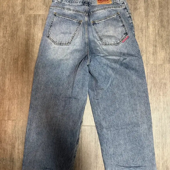 [BUNJANG] East Service Shop Wide Denim Pants (Size 48) / 이스트서비스샵 와이드 데님(48)