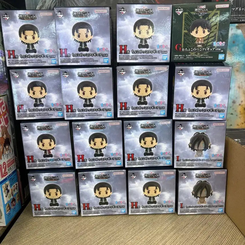 [SOLD OUT] 미개봉 진격의거인 제일복권  쿠지 초코노코 피규어 일괄
