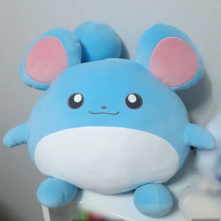 [BUNJANG] Pokemon Maril "Jjondeuk Mochi" Plush / 포켓몬 마릴 쫀득모찌 인형