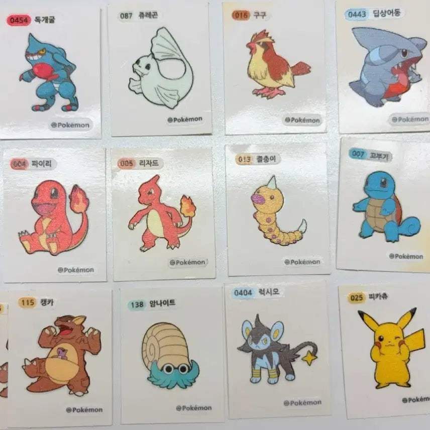 [BUNJANG] Pokemon Sticker Collection / 포켓몬 띠부씰 스티커