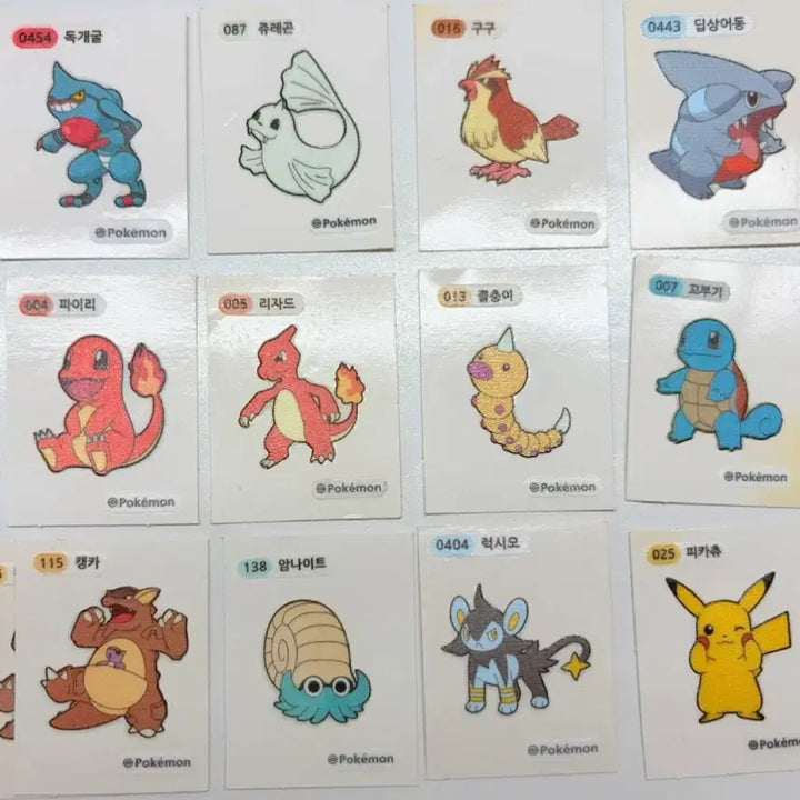 [BUNJANG] Pokemon Sticker Collection / 포켓몬 띠부씰 스티커