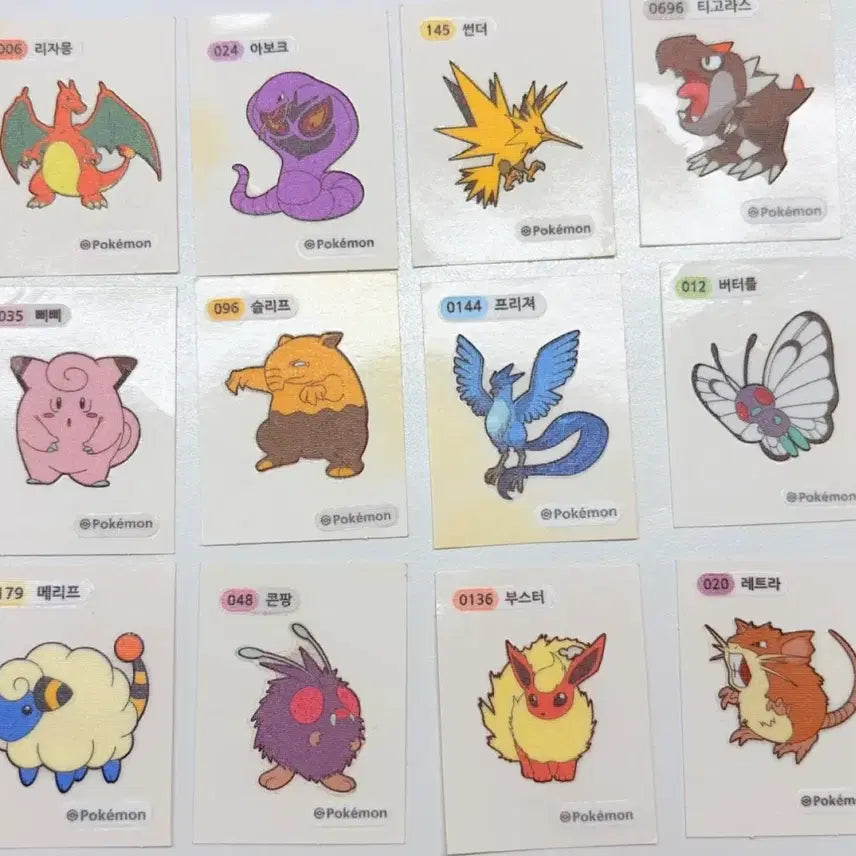 [BUNJANG] Pokemon Sticker Collection / 포켓몬 띠부씰 스티커