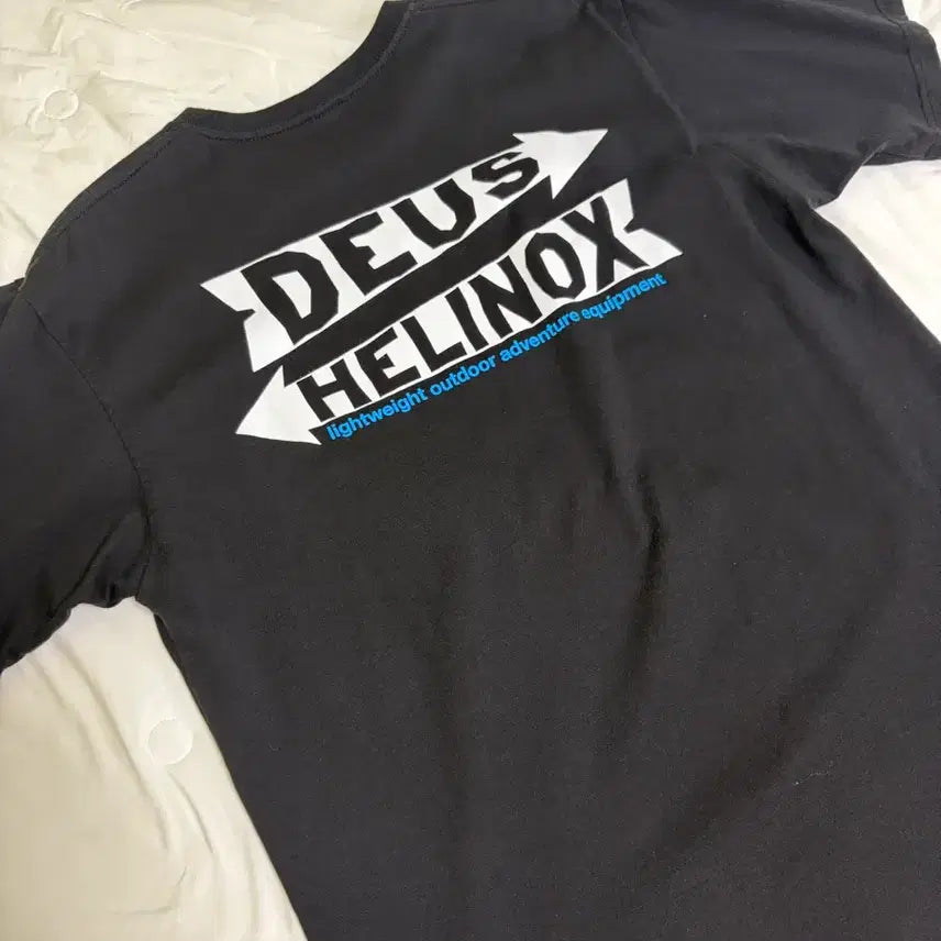 [BUNJANG] Deus Ex Machina x Helinox Collaboration T-Shirt XL / 데우스 헬리녹스 콜라보 반팔티셔츠 XL