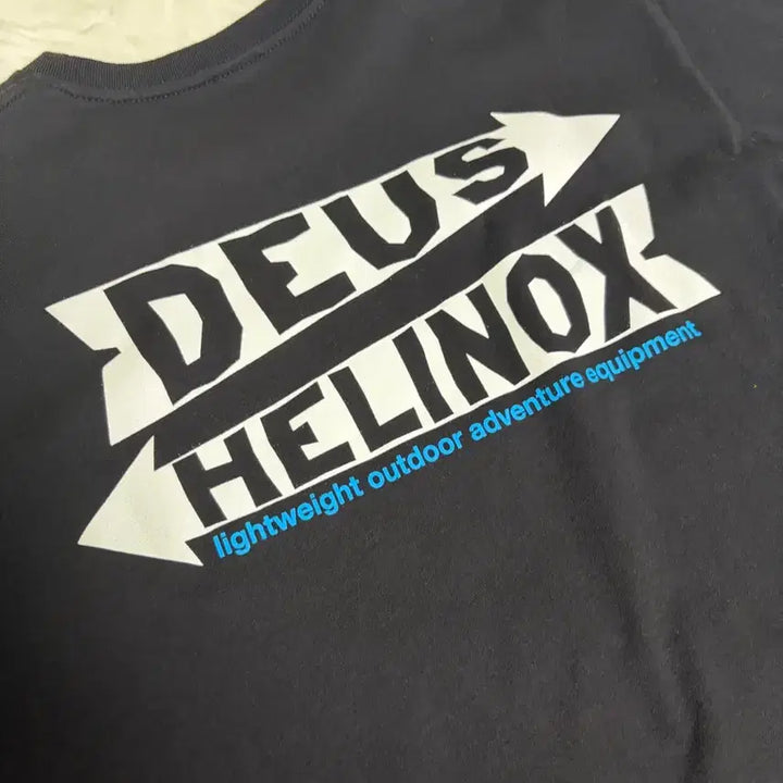 [BUNJANG] Deus Ex Machina x Helinox Collaboration T-Shirt XL / 데우스 헬리녹스 콜라보 반팔티셔츠 XL