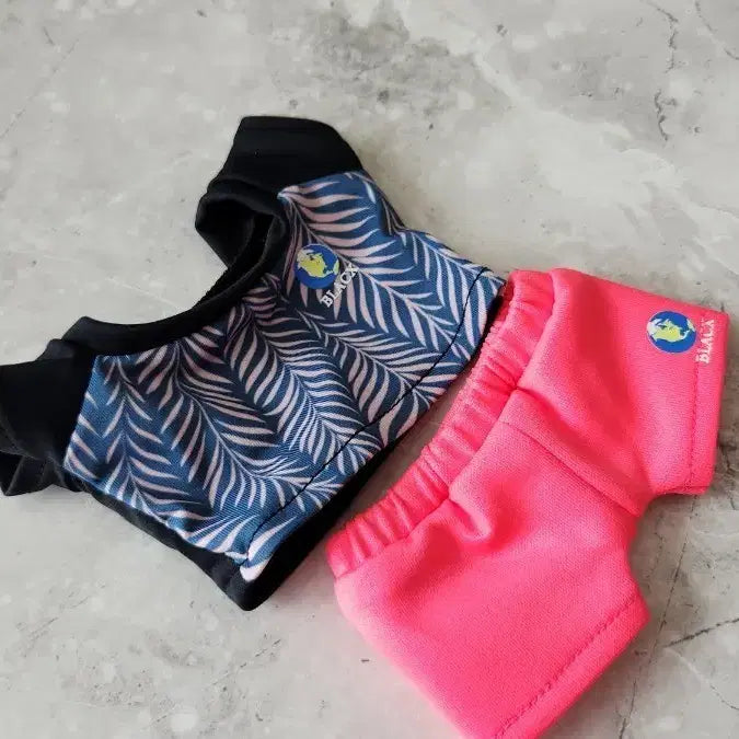 [BUNJANG] 20cm Doll Swimsuit Set Rash Guard / 솜인형 인형옷 20cm 수영복 세트 래쉬가드