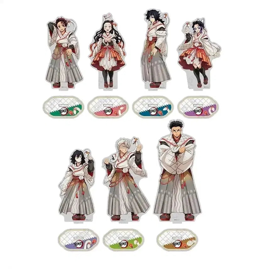 [BUNJANG] Demon Slayer Hashira Acrylic Stand Set / 귀멸의 칼날 뱀의해 아크릴 스탠드 3종 일괄