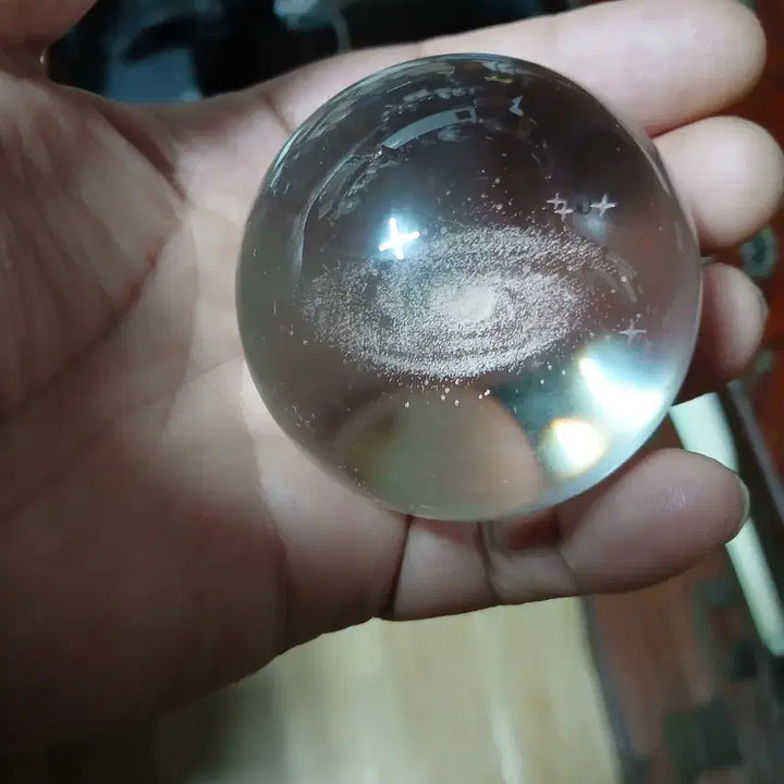 [BUNJANG] Galaxy Swirl Glass Orb / 행성 은하수  구슬