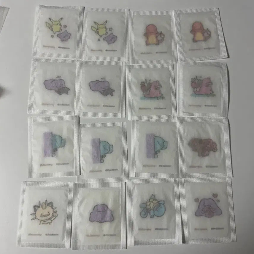 [BUNJANG] Colorgram Metamon Sticker Set (16 pcs) / 올리브영 컬러그램 메타몽 띠부실 16개