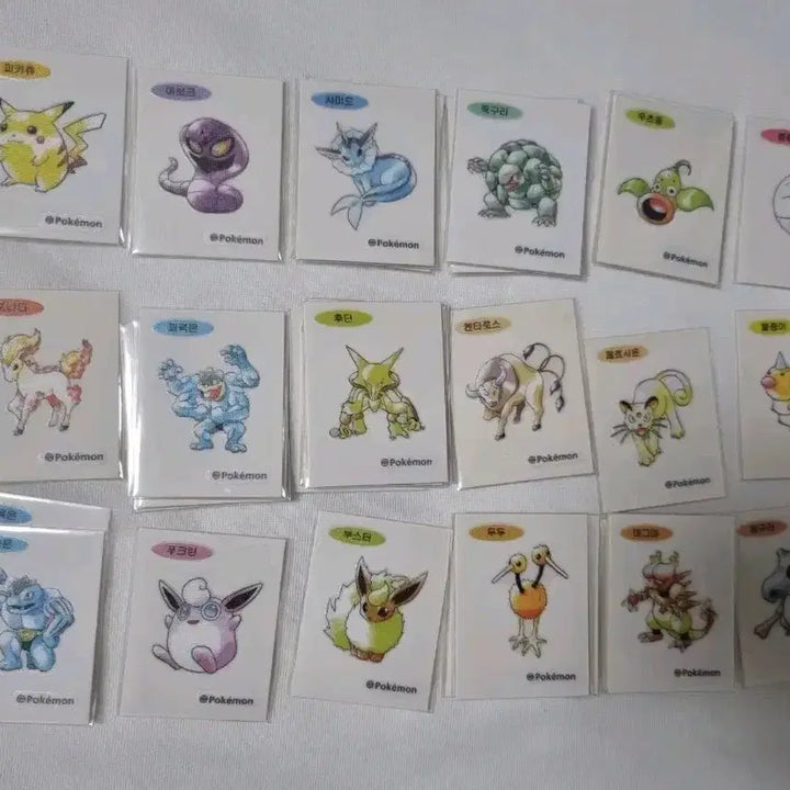 [BUNJANG] Pokemon Artwork Special Stickers / 포켓몬 아트웍 스폐셜 띠부씰 교환,판매,구매