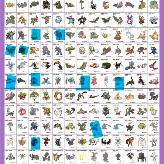 [BUNJANG] Pokemon Artwork Special Stickers / 포켓몬 아트웍 스폐셜 띠부씰 교환,판매,구매