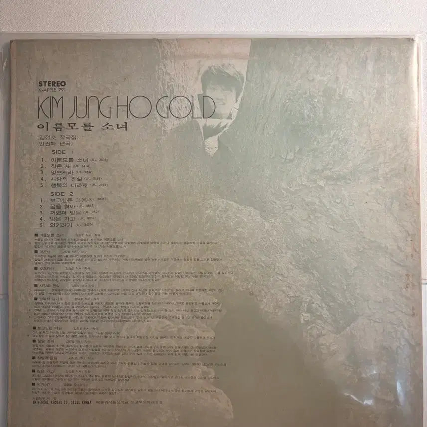 [BUNJANG] Kim Jeong Ho Gold LP / 김정호 골드 LP