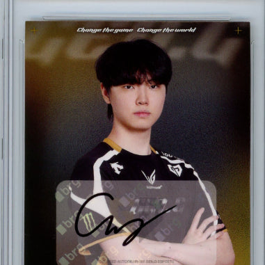 [BUNJANG] GEN.G Chovy Autographed Photocard / 2025 GEN.G CHOVY AUTO 젠지 쵸비 싸인카드 BRG10등급