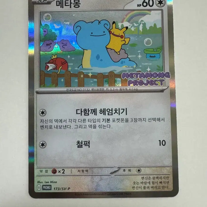 [BUNJANG] Pokemon Ditto Promo Card / 포켓몬 메타몽 프로모 카드