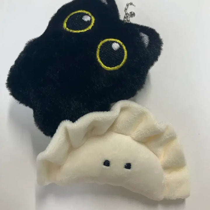 [BUNJANG] Cat &amp; Mandu Shaped Plush Keychain Bundle Set / 고양이,만두 인형 (일괄)