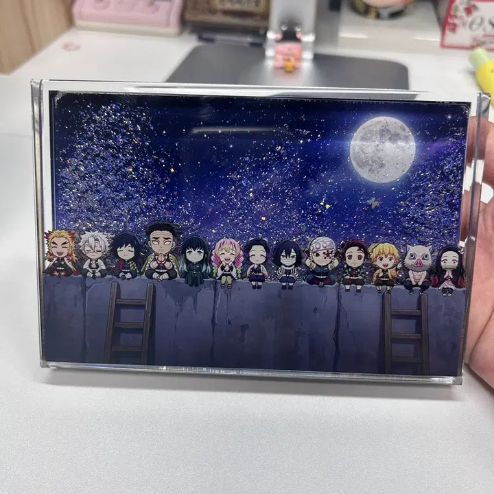 [BUNJANG] Demon Slayer Acrylic Display Stand - Group Version / 귀멸의칼날 굿즈 아크릴수정제품 진열품 단체