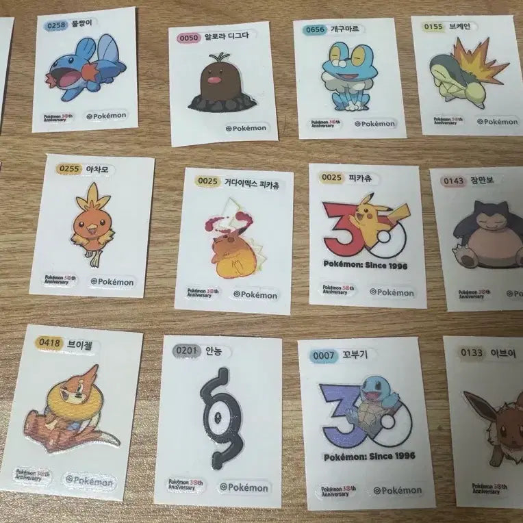 [BUNJANG] Pokemon Stickers Bundle Set / 포켓몬 띠부씰 일괄 판매합니다