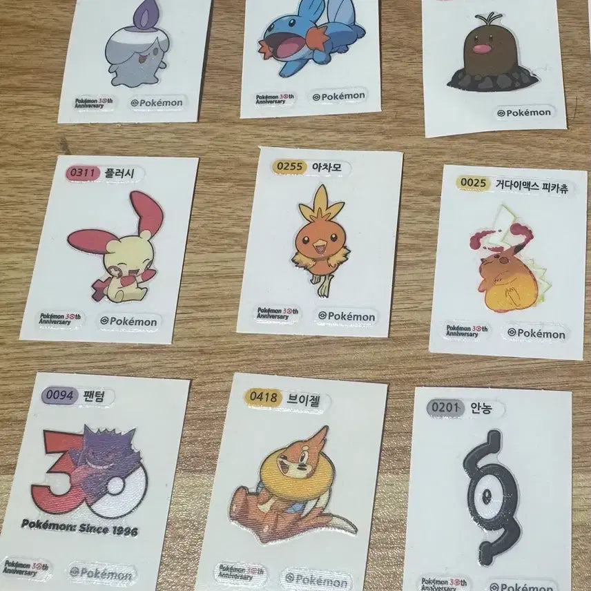 [BUNJANG] Pokemon Stickers Bundle Set / 포켓몬 띠부씰 일괄 판매합니다