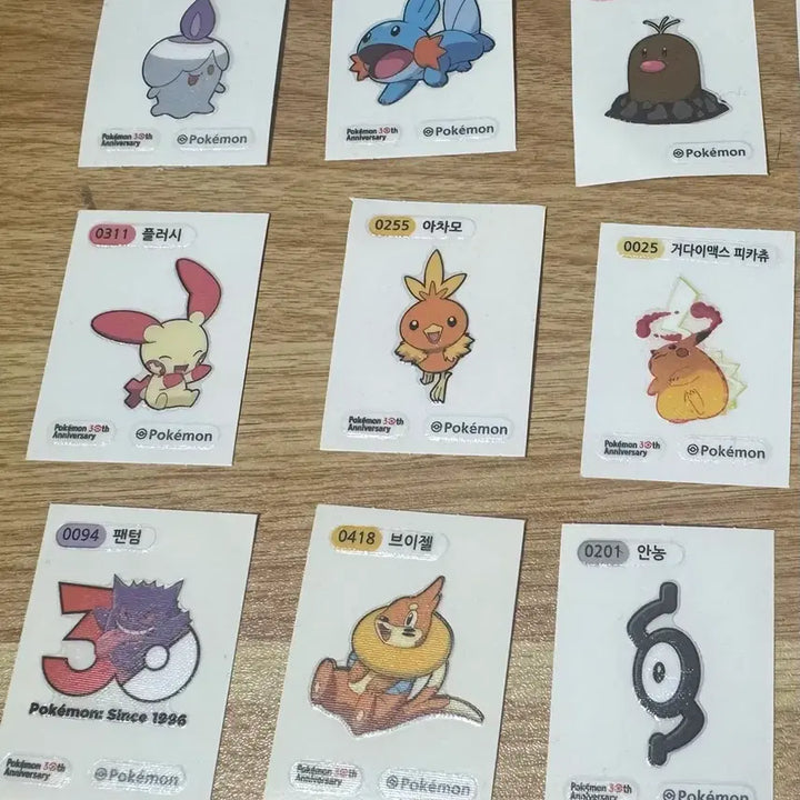 [BUNJANG] Pokemon Stickers Bundle Set / 포켓몬 띠부씰 일괄 판매합니다