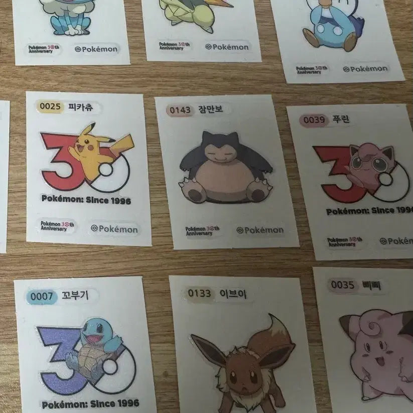[BUNJANG] Pokemon Stickers Bundle Set / 포켓몬 띠부씰 일괄 판매합니다