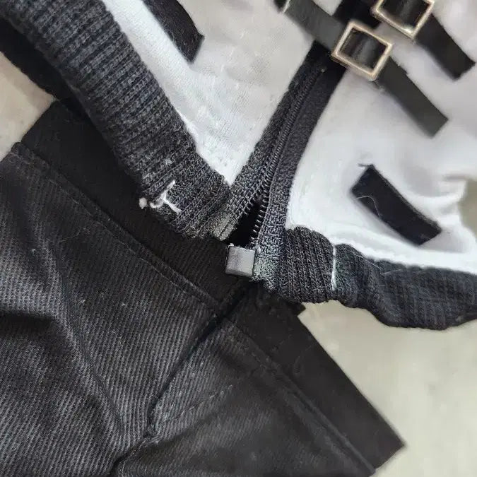 [BUNJANG] 20cm Doll Clothes 20cm Faux Fur Jacket &amp; Pants Set / 솜인형 인형옷 20cm 퍼자켓 바지 세트