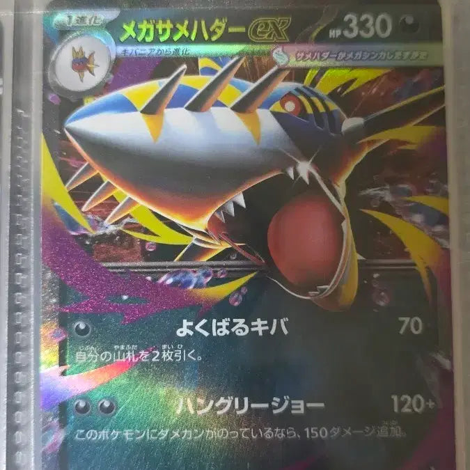 [BUNJANG] Mega Sharknia EX RR Graded Card / 일판 메거샤크니아 ex RR S급 판매