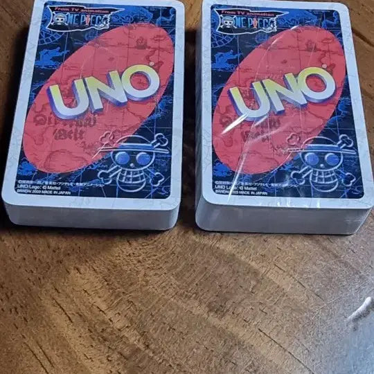 [BUNJANG] Bandai x Mattel Collaboration Original One Piece UNO Deck / 2003년 반다이(Bandai)와 마텔(Mattel)이 협업하여 일본에서