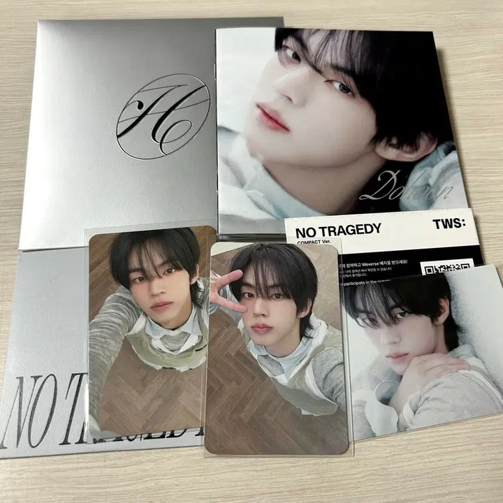 [BUNJANG] TWS Compact hush DOYOON Full Set Album Photocard no tragedy / 투어스 컴팩트 hush 도훈 풀셋 세트 앨범 포카 no tragedy