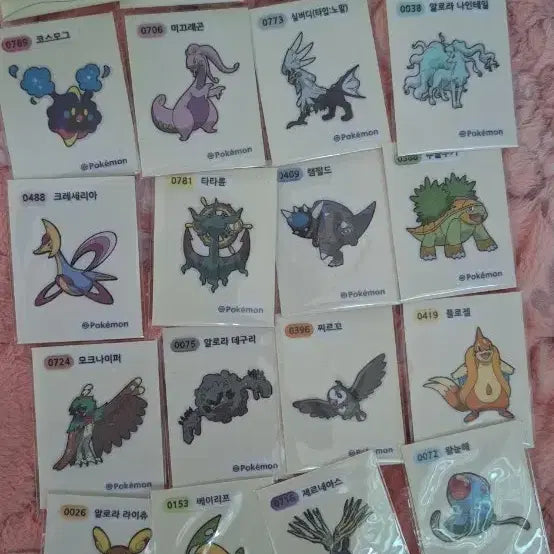 [BUNJANG] Pokemon Stickers Bundle Set / 포켓몬띠부씰