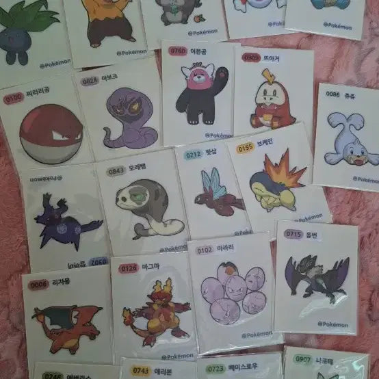 [BUNJANG] Pokemon Stickers Bundle Set / 포켓몬띠부씰