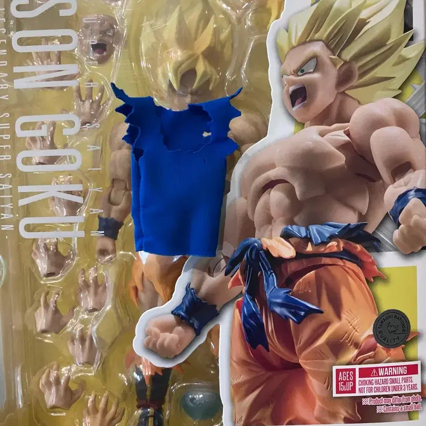 [BUNJANG] SHF Legendary Super Saiyan Goku + Custom Vest / shf전설의 슈퍼사이어인 손오공 + 커스텀조끼