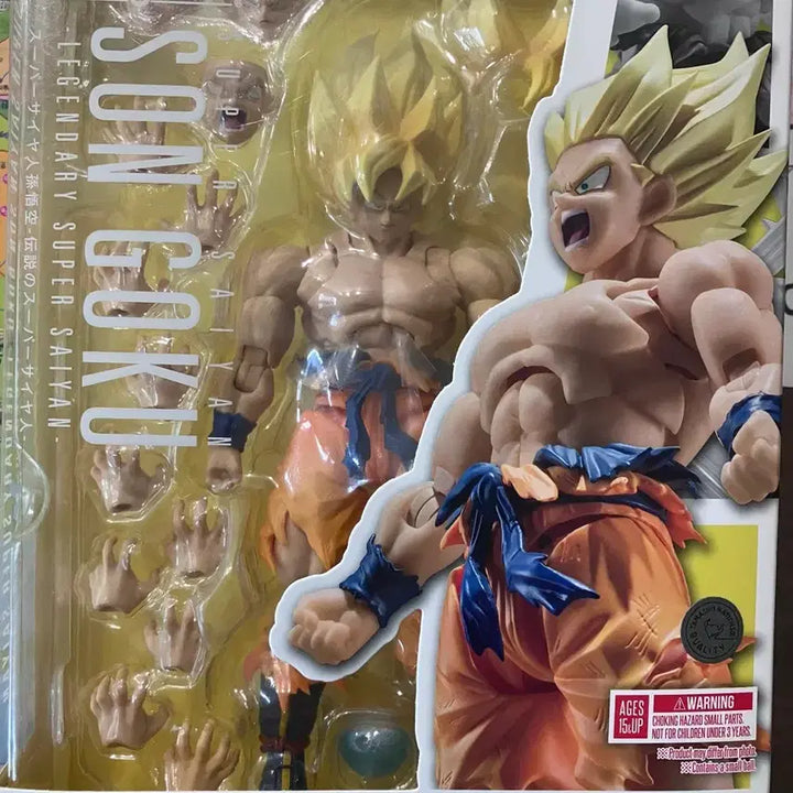[BUNJANG] SHF Legendary Super Saiyan Goku + Custom Vest / shf전설의 슈퍼사이어인 손오공 + 커스텀조끼