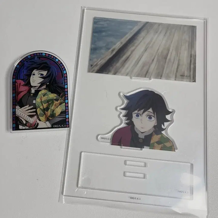 [BUNJANG] Demon Slayer Tomioka Acrylic Stand, Clip Badge, Mini Diorama Bundle Set / 일괄) 귀멸의 칼날 토미오카 아크릴 스탠드 집게 뱃지 미니 디오라마