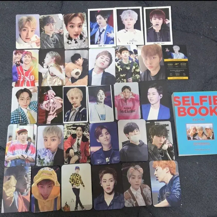 [BUNJANG] EXO Xiumin Photocard, Goods, and CBX Selfie Book Bundle / EXO 시우민 포토카드 + 시우민 굿즈 + 첸백시 셀피북