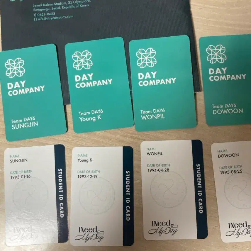 [BUNJANG] DAY6 DAYCOM INC. Concert Exclusive Photocard / 데이식스 포카/ 데이컴퍼니 콘서트 입장 특전