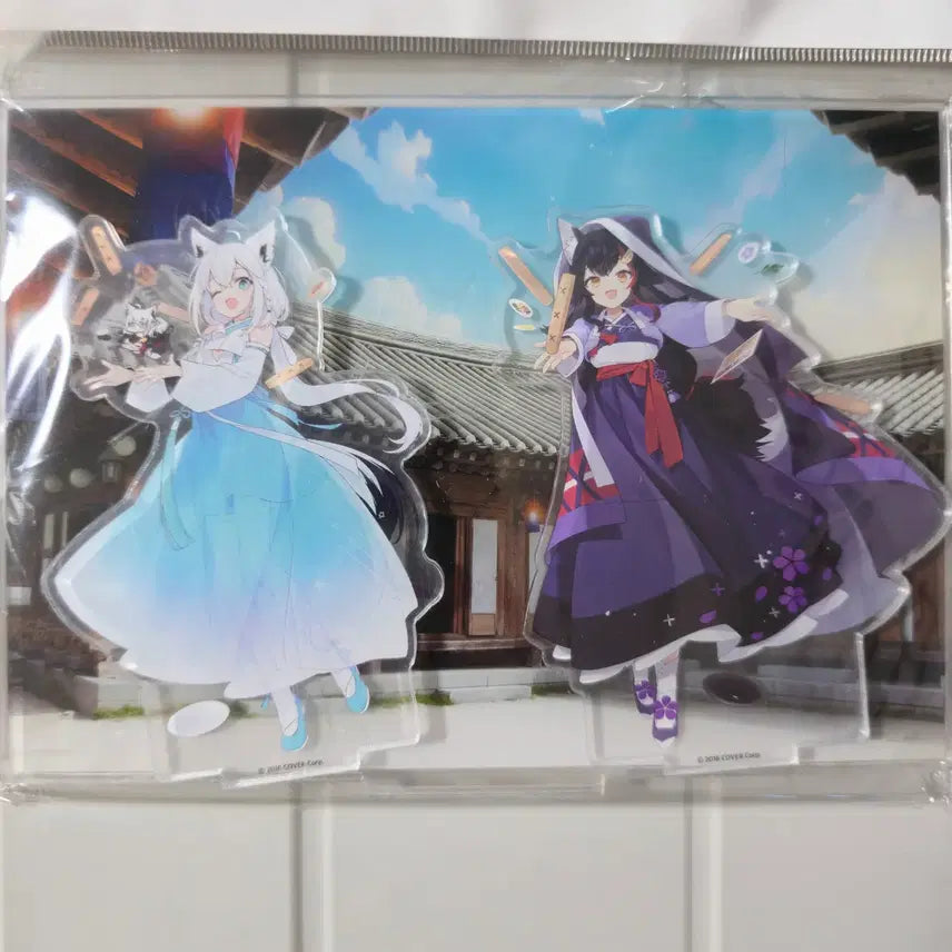 [BUNJANG] Hololive Fubuki Mio AGF Anime PLUS Collaboration Acrylic Diorama / 홀로라이브 후부미오 애니플러스 콜라보 아크릴 디오라마
